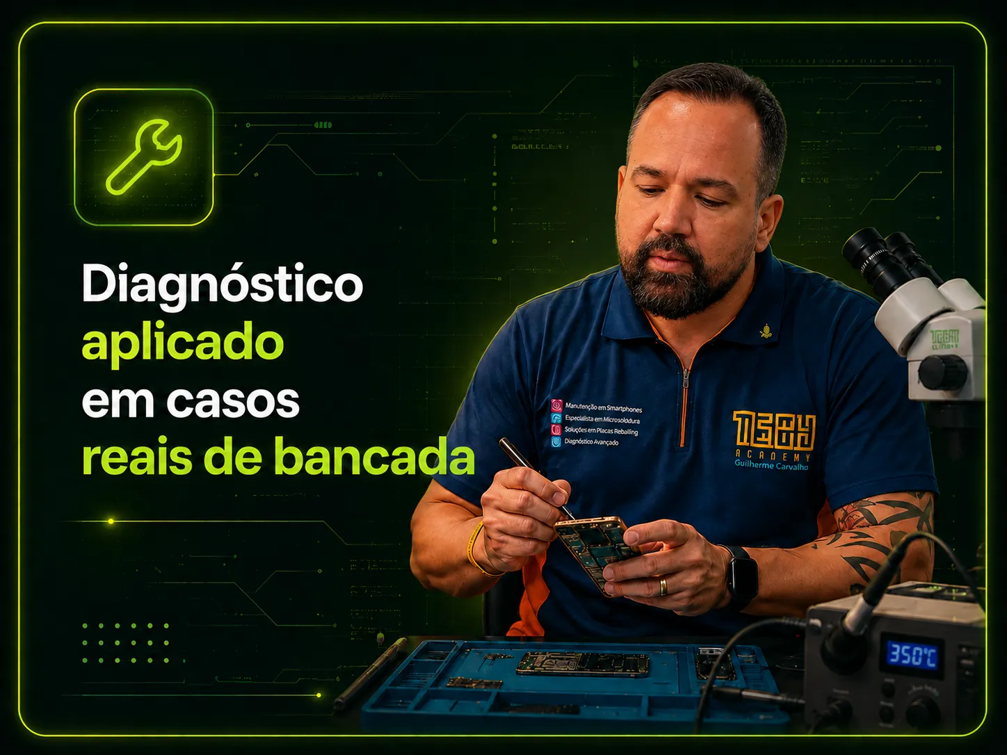Diagnóstico aplicado em casos reais de bancada